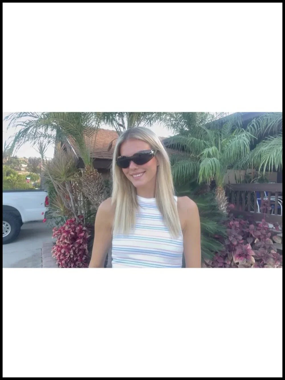 Y2K Wrap Around Oversized Frameless Sunglasses UV400